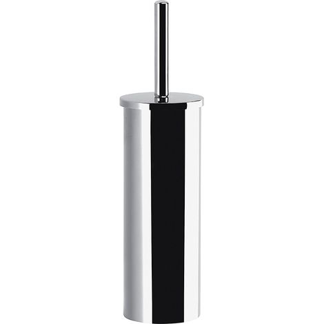 Scopino WC d'appoggio con ciuffo in acciaio inox e Cromall 7833 Gedy serie MAINE Cromato (1/3)
