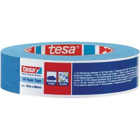 RUBAN À PEINTURE TESA BLEU PROF. 50mx30mm