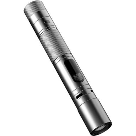 Selves Defense Rechargeable Flashlight with Arcs and Alarm for Hiking, Travel, Security, Rechargeable LED Flashlight (1/4)