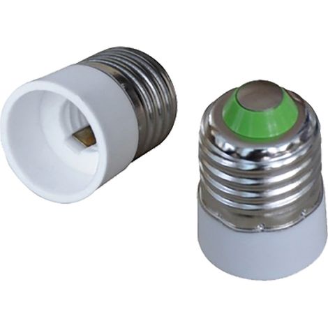 ADATTATORE PORTALAMPADA da spina E27 a presa E14- 10 pezzi  - MELCHIONI