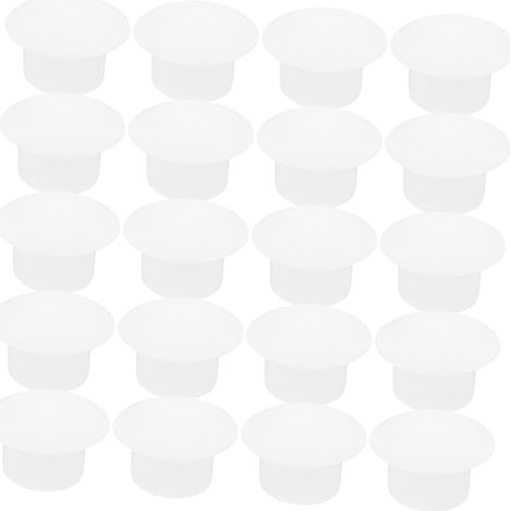 100 capuchons de vis en plastique chevilles meubles rondes durables (1/5)