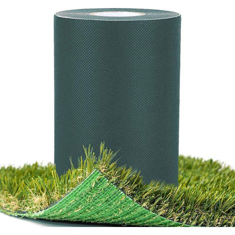 SJLERST Ruban Adhésif pour Gazon Artificiel, pour Coller le Gazon Artificiel avec Fond Antidérapant(Vert) (1/5)