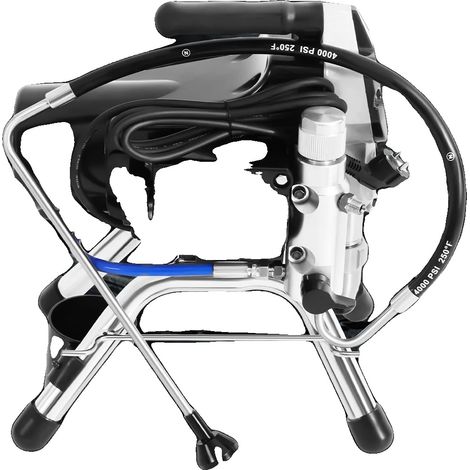 Pistola a spruzzo airless, 220 V, potenza 1800 W, pressione massima 3300 psi, lancia di prolunga da 50 cm, portata 2,5 l/min. (1/5)