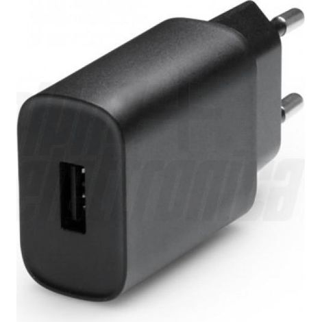 Caricatore usb 10,5w 1 porta 5v 2,1a nero alpha elettronica kd503/1 (1/5)