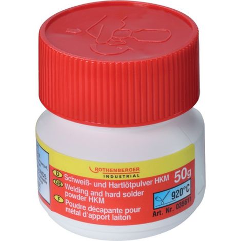 ROTHENBERGER Industrial HKM polvo para soldadura y soldadura fuerte 50 g - 035611E
