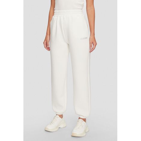 Guess Cecilia Scuba Scuba Ecru Damen-Jogginghose (1/5)