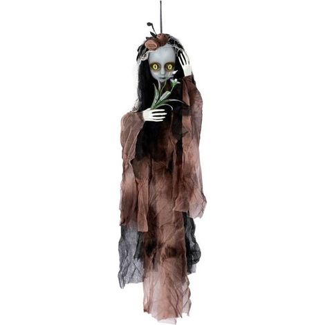Poupée à suspendre - PTIT CLOWN - 50 cm - Halloween - Marron - Décoration murale (1/5)