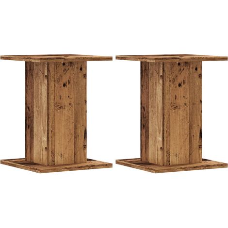 Maison Exclusive - Pflanzenständer 2 Stk. Altholz-Optik 30x30x40