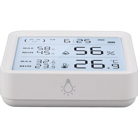 Capteur d'humidité et de température Bluetooth pour Tuya, hygromètre numérique sans fil intelligent pour l'intérieur de la maison (1/5)
