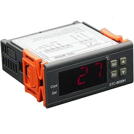 STC-8000H Fischverarbeitungsmaschine mit Temperaturregler und Thermostat, Kühlraum mit Überhitzungsalarm, 110 V (1/5)