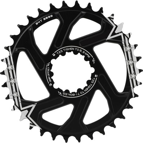 Kit de disque de frein positif et négatif GXP pour montage direct sur VTT et vélo de route (1/5)
