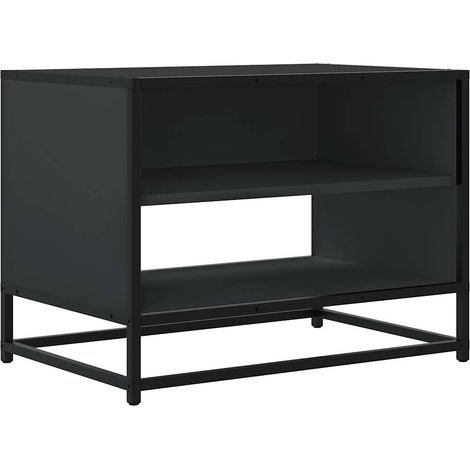 Maison Exclusive - TV-Schrank Schwarz 61x40x46 cm Holzwerkstoff u