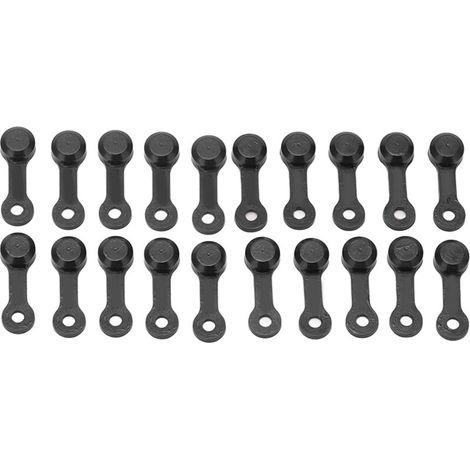 20 pièces bouchons de graissage pour véhicules, capuchons de purge frein et couvre-embouts anti-poussière pour auto moto - Noir (1/5)