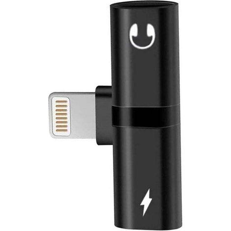 Adaptateur Lightning Lightning Splitter Alimentation audio Convertisseur d'alimentation Câble de charge Prise casque Adaptateur audio iPhone 6 7 8 X XR XS 11 12 13 Mini Pro Retoo (1/5)