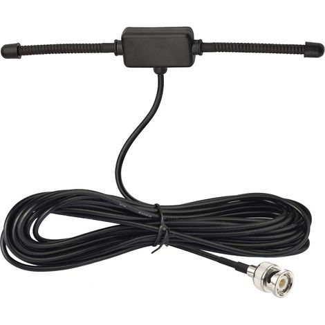 Antenne Voiture Radio Scanner VHF UHF BNC Mâle Dipôle Police Camion Montage Adhésive 3m/9.84ft Mobile CB Ham Radio (1/5)