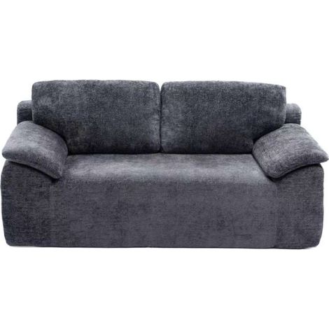 Domo Mea Divano Press Compresso 2 Posti Grigio Scuro Comfort 180x90x68 h cm