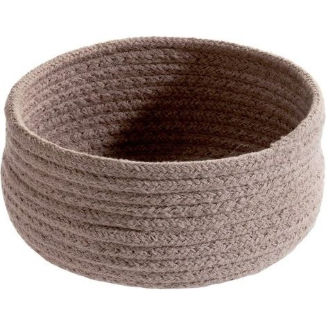 Panier de rangement coton TOBAGO Beige 17x9cm Spirella