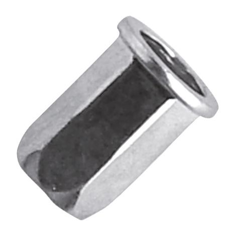 100 écrous à sertir hexagonal acier zingué TP, D. M 8 x 19 mm - HCD0830 - Scell-it (1/3)