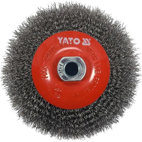BROSSE À DISQUE 125MM M14 INOX YT-47612 YATO (1/4)