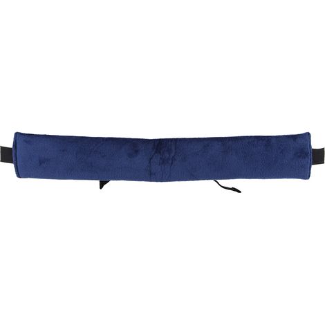 Ceinture harnais sécurité pour chaise haute bébé enfant, transportable lavable pliable réglable, bleu, tissu brossé éponge polypropylène plastique PP, 145 cm 50 g, 1 pièce, pour repas famille restaura (1/5)