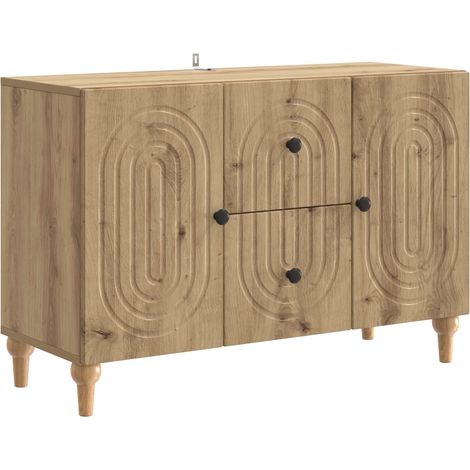 vidaXL Mobile TV con cassetto Rovere Artigianale 89 x 34,5 x 60