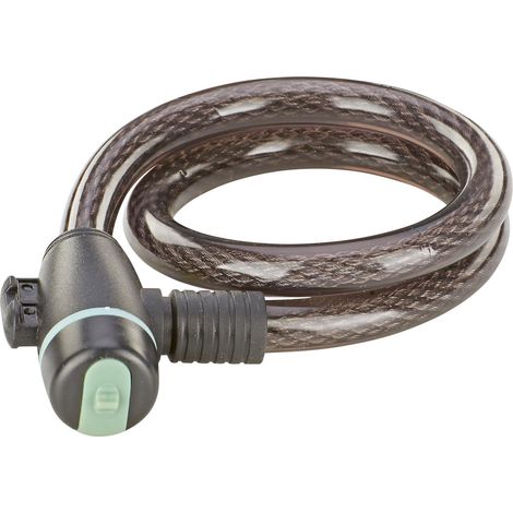 Antivol pour vélo, avec cylindre de serrure en laiton et capuchon de protection de cylindre, dimensions : 65 cm/Ø 15 mm (1/3)