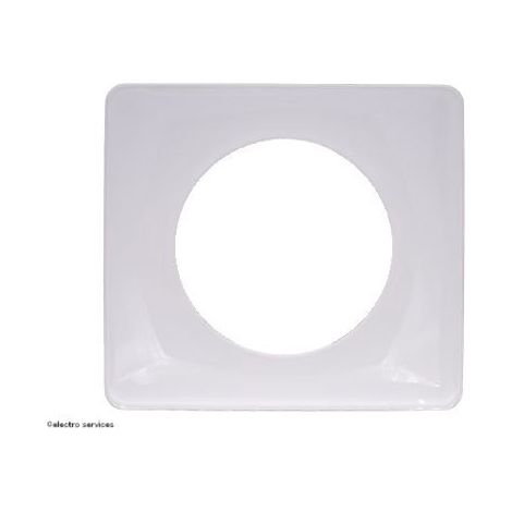 Legrand – Plaque de finition Déco Céliane 1 poste – Fixation à clipser – Plastique – Finition blanche émaillée – Pour intérieur uniquement