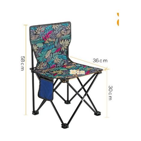 FENOPLASTICAcamouflage color Outdoor Foldable Chair Camping Chair with Side Pocket Picnic Oxford Cloth Chairs Portable Beach Fishing Chairs Outdoor Chair (1/4)