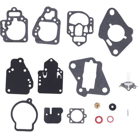 Jeffergarden Kit de réparation de carburateur, ensemble de reconstruction de carburateur solide, remplacement pour Mariner 6 8 9.9 10 15 20 25 HP (1/4)