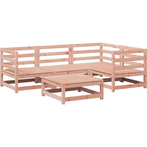 Maison Exclusive - 5-tlg. Garten-Sofagarnitur Massivholz Douglasi