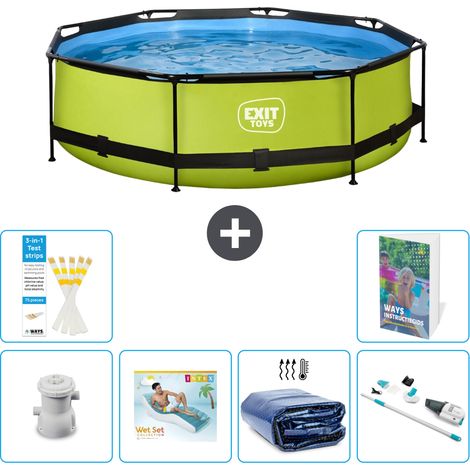 Exit Pool Rund - 300x76 cm - 7-teilig S261