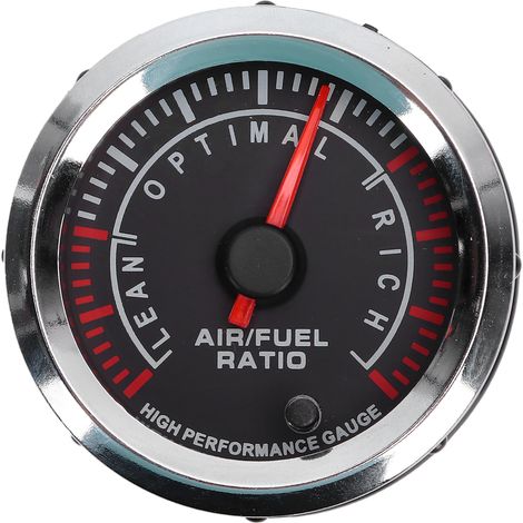 Jauge 12V Rapport Air/Carburant 2en1, 7 Couleurs LED, Haute Précision, Compteur AFR Universel Professionnel pour Voiture (1/5)