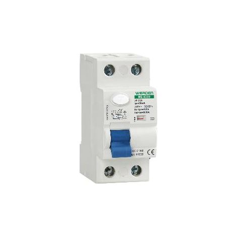 FPLUS diferencial 2p 25a 30ma (we-9300) , Interruptor Diferencial de 2 Polos Accesoriable