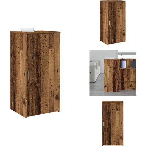 Armoire rangement vieux bois 50x45x103,5 cm bois d’ingénierie - Armoire De Rangement - Armoires De Rangement - Armoire - Armoire De Buffet (1/5)