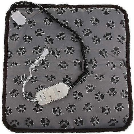 Tapis chauffant pour animaux de compagnie, couverture électrique imperméable avec câble en acier résistant aux morsures, pour chats et chiens, couverture chauffante pour chat. (1/3)