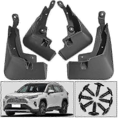 Ensemble de 4 bavettes souples pour Toyota Rav4 2019-2022 (avant/arrière) (1/5)