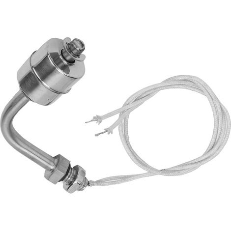 Interrupteur à flotteur de capteur de niveau d'eau liquide en acier inoxydable pour piscine, 75 mm (1/5)