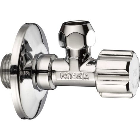 Rubinetto Sottolavabo Ad Angolo 1/2X3/8 E Dado Conico Basso (1/2)