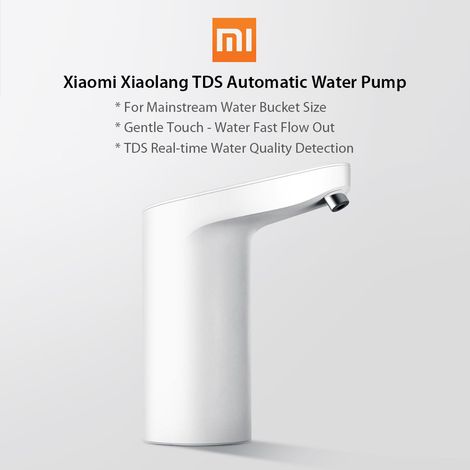 Pompe à eau automatique XiaoLang TDS, mini distributeur d'eau électrique sans fil rechargeable USB avec interrupteur tactile et pompe à eau pour bouteilles (1/5)