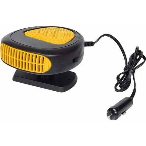 Chauffage de voiture chaud et température normale 2 (Jaune) avec chauffage rapide Désembuage de verre de voiture Chauffage de voiture pratique Dégivrage de voiture Chauffage de voiture Accessoires Cla (1/4)