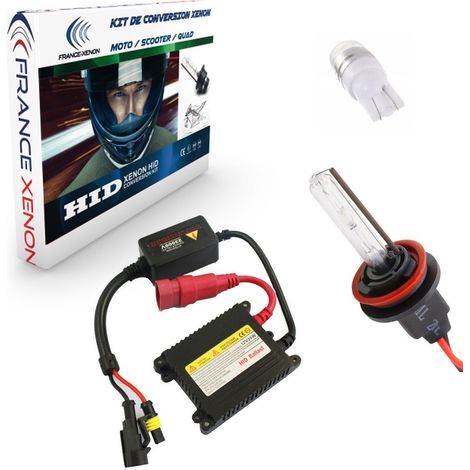 H11 - 8000°K - Slim Ballast - moto (1/4)