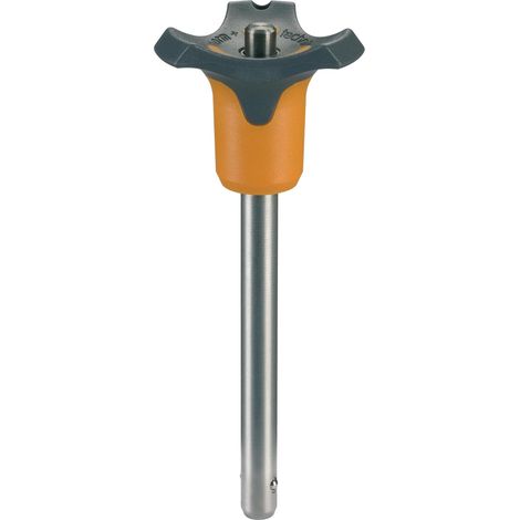 Boulon de verrouillage à bille auto-bloquant avec poignée combinée d1 = 16 mm / l1 = 90 mm/orange 22370.0237