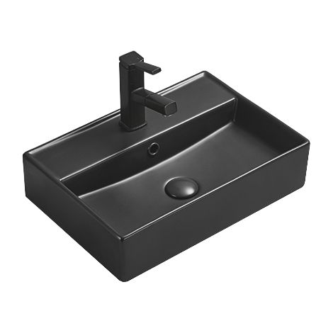Mexen Blanca Aufsatzwaschbecken 50 x 35 cm, Schwarz matt - 21105085 (1/2)