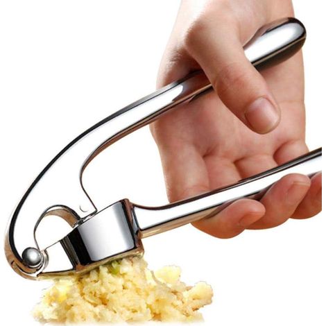 Molinillo de ajo, aplana los dientes y tritura el jengibre, herramienta manual de aleación de zinc para eliminar el óxido en la cocina (Prensa, ajo, gota de agua) (1/5)