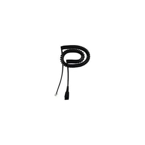 Jabra 8800-01-06 cable telefónico 0,5 m Negro (1/2)