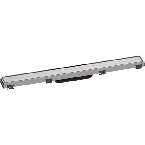 Caniveau de douche RainDrain Match avec réglage en hauteur, 700 mm, finition brossée ES (1/6)
