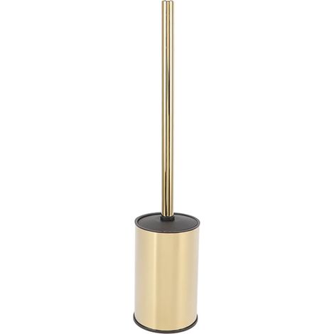 WC-Bürstenhalter-Set aus Edelstahl, stehend, für Bad und Haushalt, kurze Ausführung (1/5)