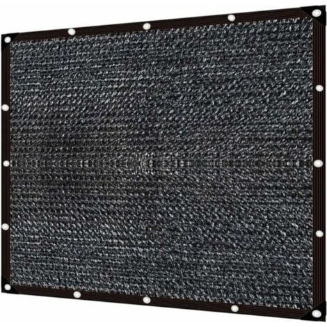 Voile d'ombrage,Filet d'Ombrage Noir,Filet Protection Solaire,Filet D'Ombrage,Filet D'ombrage Terrasse,Tissu D'Ombrage,Voile Solaire,Voile d'ombrage (3×4m)