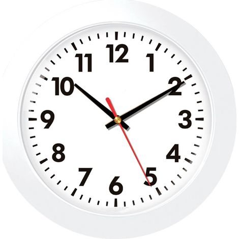 EUROTIME 80511-00 Quarzo Orologio da parete 30.5 cm Bianco (1/2)