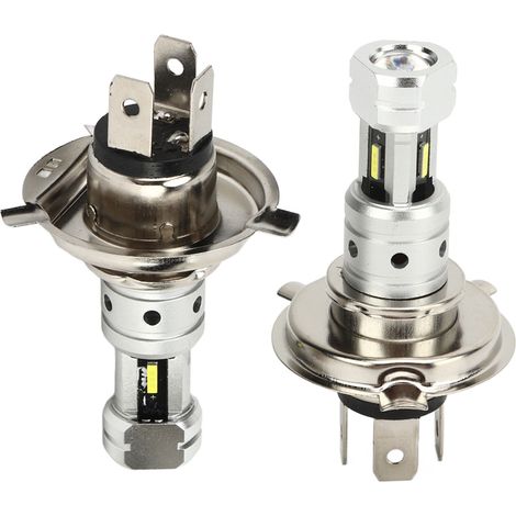 Lot de 2 ampoules LED H4 100 W pour phares de moto, éclairage 360°, puce CSP ultra-lumineuse, économie d'énergie, compatibles Suzuki, lumière blanche 6000 K (1/5)